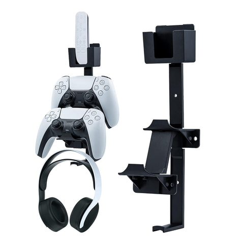 Mcbazel Controller and Headset Wall Mount Stand Holder for PS5 / PS4 / Xbox Series X&S / Switch Pro