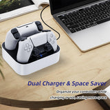 Mcbazel PS5 DualSense Controller Fast Charging Station