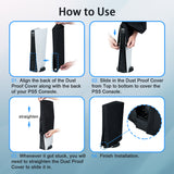 Dust Cover for PS5 Game Console - Black
