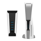 Multiport USB Hub for PS5 Console-Black(HS-PS5027)