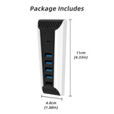 Multiport USB Hub for PS5 Console-Black(HS-PS5027)