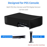 Horizontal Dust Cover for PS5 Game Console - Black