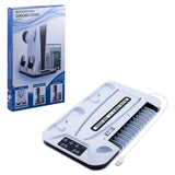 Multifunctional Cooling Stand with Disc Storage for PS5 UHD/Digitial Edition-White(YH-62)