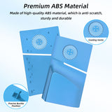 Replacement Side Panel Plate with Cooling Vent for PS5 Slim Disc Edition-Light Blue(2.0)