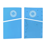 Replacement Side Panel Plate with Cooling Vent for PS5 Slim Digital Edition-Light Blue(2.0)