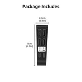 PGTECH 6 In 1 USB Hubs for PS5 Slim Digital/Disc Edition Console-Black(GP-524)