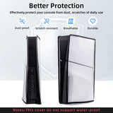 Transparent Dust Cover for PS5 Slim DE/UHD Gaming Console