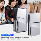 Transparent Dust Cover with Visual Window for PS5 Slim DE/UHD Gaming Console