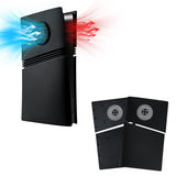 Replacement Side Panel Plate with Vent for PS5 Pro Digital Edition-Black