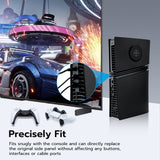 Replacement Side Panel Plate with Vent for PS5 Pro Digital Edition-Black