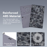 Mcbazel Replacement Side Panel Plate with Vent for PS5 Pro Digital Edition-Camouflage