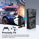 Mcbazel Replacement Side Panel Plate with Vent for PS5 Pro Digital Edition-Camouflage