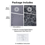 Mcbazel Replacement Side Panel Plate with Vent for PS5 Pro Digital Edition-Camouflage