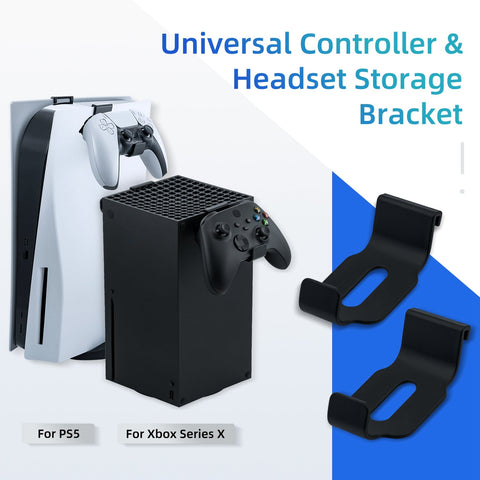Mcbazel Universal Controller and Headset Storage Bracket for PS5/Xbox Series X