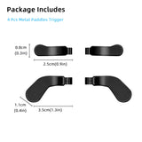 Mcbazel Metal Stainless Steel Paddles Trigger for Xbox Elite/Xbox Elite 2 Controller