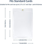 Lot 10 35PT Transparent Magnetic Game Card Case with UV Protection