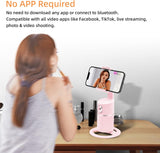 Mcbazel Auto Face Tracking Tripod, No App Required, Rechargeable Battery, 360° Rotation