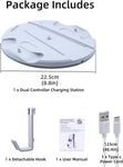 Mcbazel Vertical Display Stand for PS5 Slim LED Display Stand with Controller Charger & Headset Holder