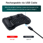 Mcbazel PS4 Tastatur Gaming Controller Keyboard Bluetooth for PS4/ PS4 Slim/ PS4 Pro Controller