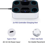 Mcbazel PS5 DualSense Controller Fast Charging Station