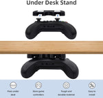 Mcbazel Under Desk Mount for Xbox Series X/S, Xbox One X/S, Xbox Elite 1/2, Xbox One, Xbox 360, Switch Pro Controller