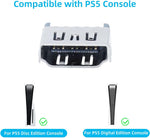 Mcbazel 2Pcs HDMI Port Replacement for PS5 with T8 Screwdriver