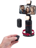 Mcbazel Auto Face Tracking Tripod with 2 Fill Lights for Mobile Phone / Gimbal Stabilizer-Black