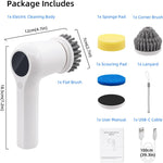 Multifunctional Cordless Handheld Electric Cleaning Brush with LED Display