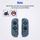 Mcbazel DOBE Transparency Soft TPU Protective Cover Case for Switch / Switch OLED Joy-con