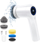 Multifunctional Cordless Handheld Electric Cleaning Brush with LED Display