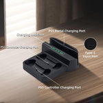 Mcbazel Charging Station for Playstation Portal Remote Player and PS5 Controllers with LED Light and Charging Cable