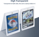 Lot 10 35PT Transparent Magnetic Game Card Case with UV Protection