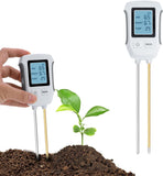 Mcbazel Soil Meter,3 in 1 Digital Plant Soil Moisture Meter with PH / Moisture /Temperature