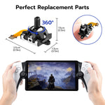 Mcbazel Joystick Replacement Kit for PlayStation Portal/PlayStation VR2 Controller, 6 In 1 Hall Analog Joystick Repair Kit with Opening Tool for PlayStation Portal and PSVR 2 Controllers