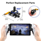 Mcbazel Joystick Replacement Kit for PlayStation Portal/PlayStation VR2 Controller, 6 In 1 Hall Analog Joystick Repair Kit with Opening Tool for PlayStation Portal and PSVR 2 Controllers