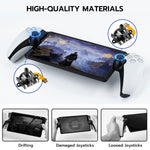 Mcbazel Joystick Replacement Kit for PlayStation Portal/PlayStation VR2 Controller, 6 In 1 Hall Analog Joystick Repair Kit with Opening Tool for PlayStation Portal and PSVR 2 Controllers