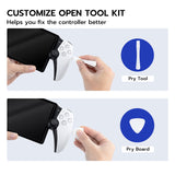 Mcbazel Joystick Replacement Kit for PlayStation Portal/PlayStation VR2 Controller, 6 In 1 Hall Analog Joystick Repair Kit with Opening Tool for PlayStation Portal and PSVR 2 Controllers