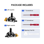 Mcbazel Joystick Replacement Kit for PlayStation Portal/PlayStation VR2 Controller, 6 In 1 Hall Analog Joystick Repair Kit with Opening Tool for PlayStation Portal and PSVR 2 Controllers