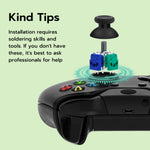 Mcbazel 5 in 1 Hall Joystick Replacement Set for Xbox Series X&S/One/One X/One S Controller
