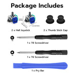 Mcbazel 5 in 1 Hall Joystick Replacement Set for Xbox Series X&S/One/One X/One S Controller