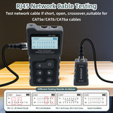 RJ45 Network Cable Tester with Storage Bag for CAT5e/CAT6/CAT6a(NF488)