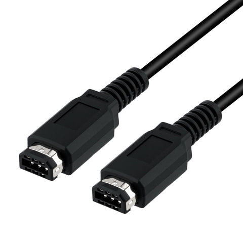 Mcbazel Game Link Cable 2 Player Connect Cord Compatible with Nintendo Gameboy Color, GBC, 3.9FT - Black