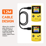 Mcbazel Game Link Cable 2 Player Connect Cord Compatible with Nintendo Gameboy Color, GBC, 3.9FT - Black