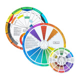 3 Sizes Color Mixing Wheel Package for School/Office