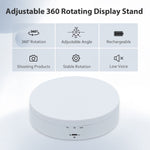360 Degree Rotating Display Stand - White(A138)