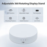 360 Degree Rotating Display Stand - White(A138)