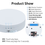 360 Degree Rotating Display Stand - White(A138)