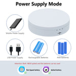 360 Degree Rotating Display Stand - White(A138)