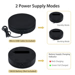 360 Degree Rotating Display Stand - Black (14.6cm)