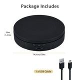 360 Degree Rotating Display Stand - Black (14.6cm)